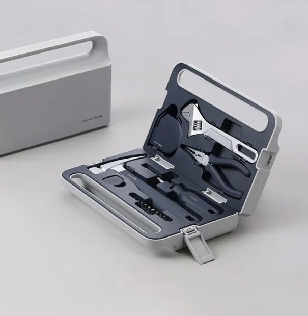 Набор инструментов HOTO Manual Tool Set QWSGJ002 (серый) - 5