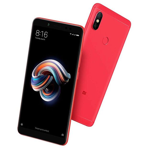 Смартфон Redmi Note 5 AI Dual Camera 32GB/3GB (Red/Красный) - 2
