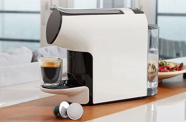 Кофемашина Scishare Capsule Coffee Machine S1103 (White/Белый) - 6