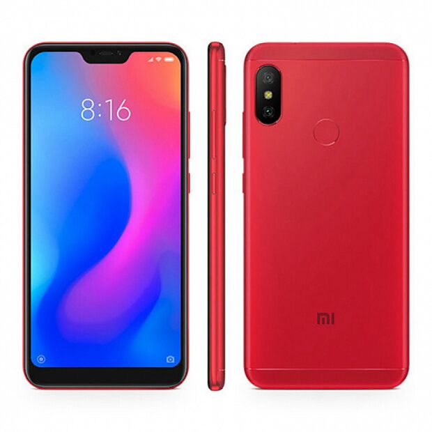 Смартфон Xiaomi Mi A2 Lite 64GB/4GB (Red/Красный) - 4