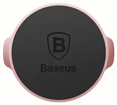Держатель для смартфона Baseus Small Ears Series Magnetic Suction (Air Outlet) (Rose Gold/Розовый) - 5