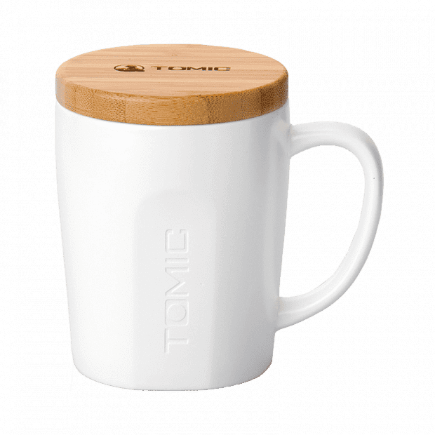 Кружка Temei Creative Ceramic Mug With Ceramic Handle 400ml (White/Белый) 